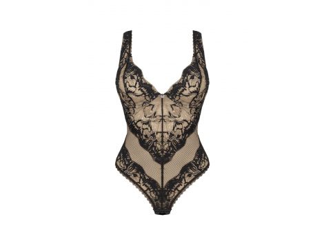 Body Obsessive Olvidia koronkowe z fiszbinami XS/S - 5