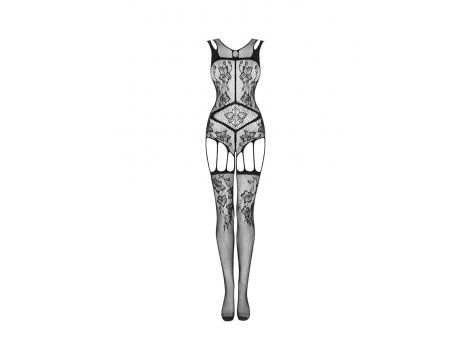 Bodystocking Obsessive F239 z otwartym krokiem czarne S/M/L - 5