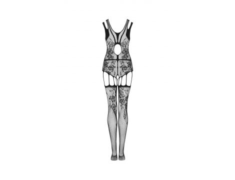 Bodystocking Obsessive F239 z otwartym krokiem czarne S/M/L - 6