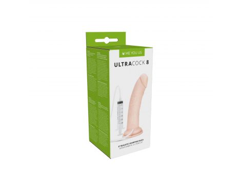 Dildo realistyczne tryskające Me You Us Ultracock 8 cali PVC - 2