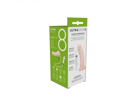 Dildo realistyczne tryskające Me You Us Ultracock 8 cali PVC - 3
