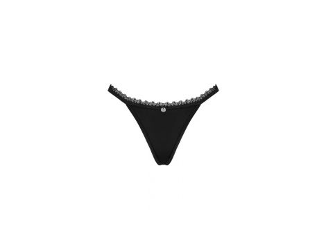 Stringi koronkowe Maderris Obsessive czarne M/L - 5