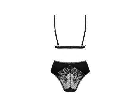 Body koronkowe Obsessive Maderris czarne XS/S - 6