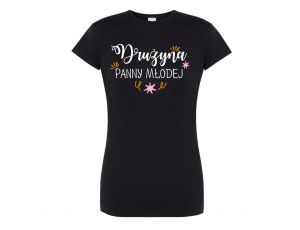 Czarna koszulka damska 
