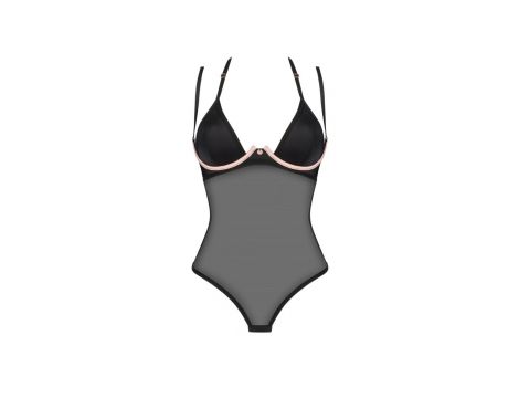 Czarne body erotyczne Selinne Obsessive XL/2XL - 5