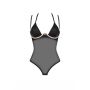 Czarne body erotyczne Selinne Obsessive XL/2XL - 6