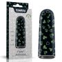 Mini wibrator Lovetoy serce świecący w ciemności ładowalny zielony 8cm - 2