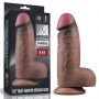 Dildo realistyczne dwuwarstwowe silikonowe Lovetoy 24 cm - 2
