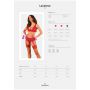 Stringi Lacelove Obsessive czerwone z koronką XL 2XL - 8
