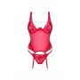 Gorset i stringi Lacelove Obsessive czerwony M/L - 8