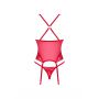 Gorset i stringi Lacelove Obsessive czerwony M/L - 9