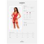 Gorset i stringi Lacelove Obsessive czerwony M/L - 10