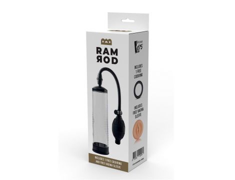 Pompka do penisa Ramrod Classic 20 cm z tuleją