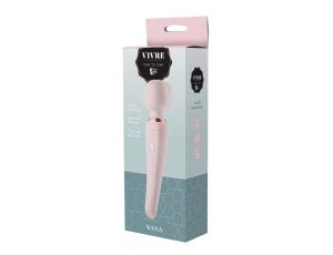 Masażer wand Vivre Nana silikonowy różowy USB 18 cm
