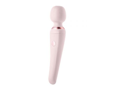 Masażer wand Vivre Nana silikonowy różowy USB 18 cm - 2