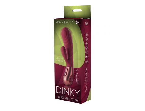 Wibrator króliczek Dinky Duo Jimmy K silikonowy USB 19 cm