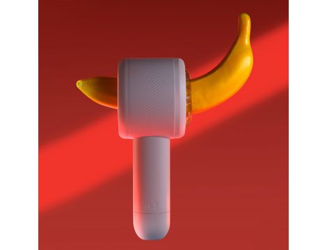 Masturbator tłokowy z wibracją B Series Cute 20 cm - 7