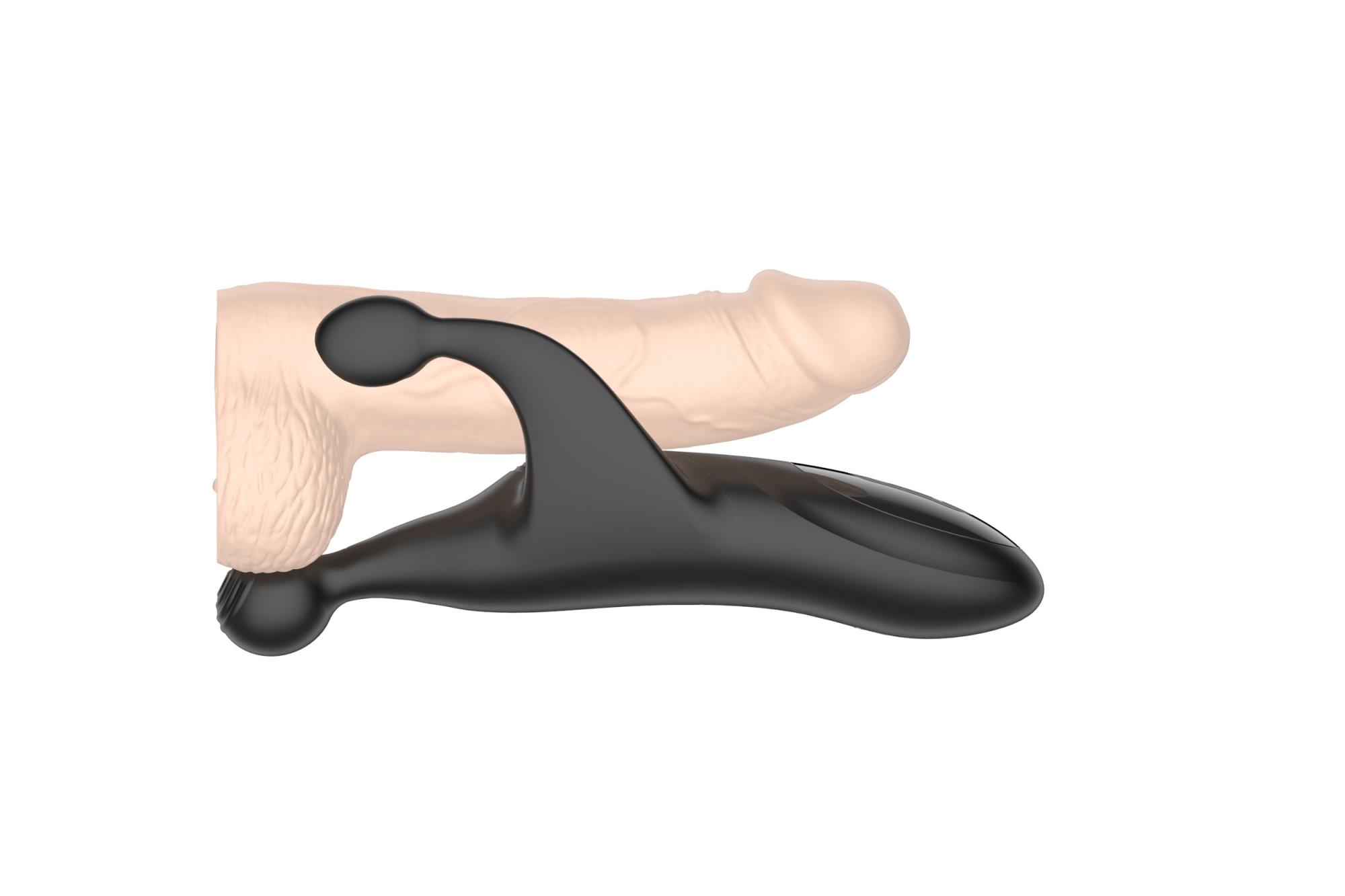 masturbator -tapping and vibrating penis stimulator