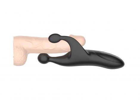 Masturbator z trzepotaniem i wibracją silikonowy B Series Cute - 13