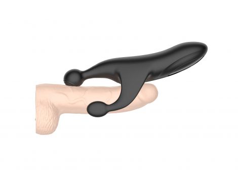 Masturbator z trzepotaniem i wibracją silikonowy B Series Cute - 14