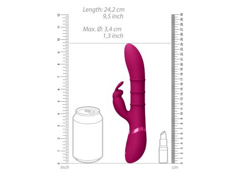 Stimulating Rings, Vibrating G-Spot Rabbit - Pink - 6