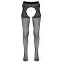 Rajstopy erotyczne Cottelli LEGWEAR czarne S/M z koronką - 7
