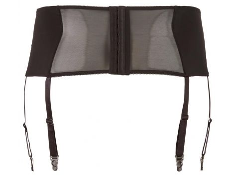 Pas do pończoch z koronką Cottelli Curves czarny 2XL - 7
