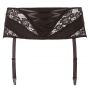 Pas do pończoch z koronką Cottelli Curves czarny 2XL - 4