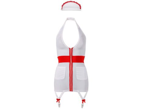 Kostium pielęgniarki Cottelli biały XL - 5