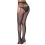 Rajstopy siateczkowe z brokatem Cottelli LEGWEAR S L - 8