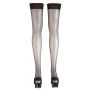 Pończochy Cottelli LEGWEAR czarne do szelek 20 den - 4