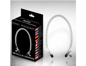 Regulowane metalowe zaciski na sutki Kinky Pleasure