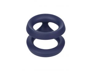 Pierścień erekcyjny Viceroy Dual Ring silikonowy niebieski