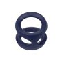 Pierścień erekcyjny Viceroy Dual Ring silikonowy niebieski - 8