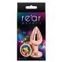 Biżuteria analna aluminiowa Rose Gold M NS Novelties 8 cm wodoodporna - 3