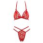 Komplet bielizny koronkowej Cottelli LINGERIE czerwony L - 10
