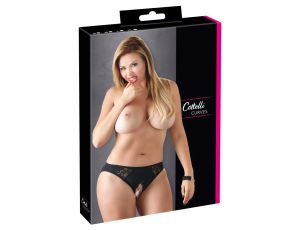 Majtki z otwartym kroczem Cottelli Curves 2XL