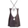 Koszulka nocna satynowa Cottelli LINGERIE czarna M - 8
