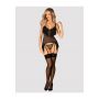 Czarny transparentny gorset i stringi Sherila Obsessive XS/S - 4