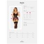 Czarny transparentny gorset i stringi Sherila Obsessive XS/S - 8