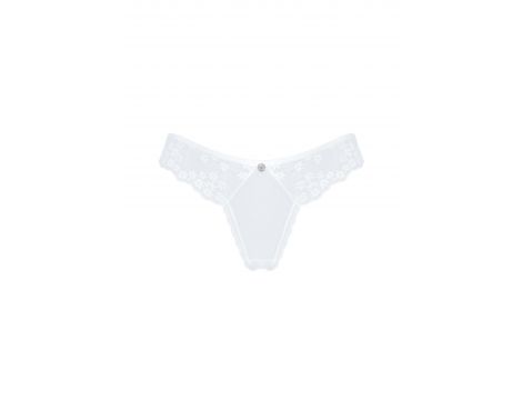 Figi otwarte Obsessive Heavenlly koronkowe z siateczką XL/2XL - 5