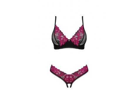 Komplet bielizny Rosenty otwarty Obsessive XL 2XL - 5