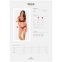 Komplet bielizny Rosenty otwarty Obsessive XL 2XL - 8