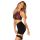 Komplet bielizny Obsessive Rosenty XL 2XL czarny
