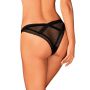 Czarne koronkowe figi otwarte Estiqua Obsessive M/L - 5
