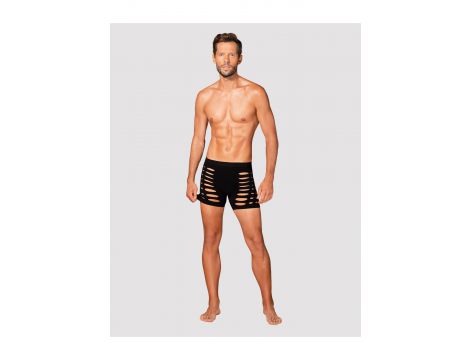 Obsessive M104 czarne bokserki z wycięciami S/M/L - 5