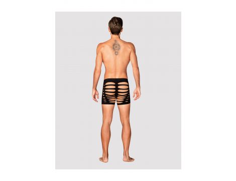 Obsessive M104 czarne bokserki z wycięciami S/M/L - 6