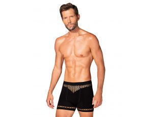 Bokserki erotyczne Obsessive M102 z wycięciami czarne S/M/L