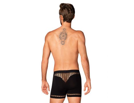 Bokserki erotyczne Obsessive M102 z wycięciami czarne S/M/L - 2