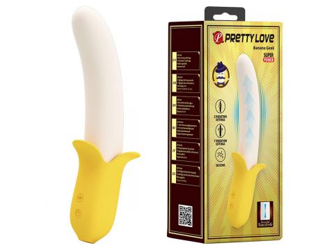 Wibrator punktu G silikonowy Banana Geek Pretty Love USB